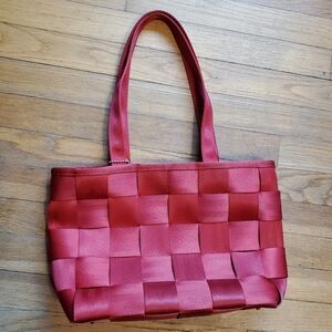 Original Harvey's‎ Seatbelt Bag Made In USA Large Red